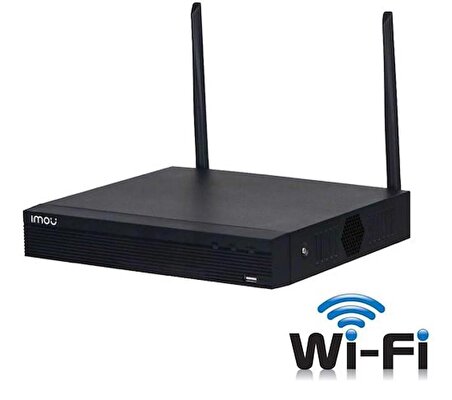 Imou 4 Kanal Wifi Nvr Ethernet-2x2mımo-hdmı, Vga-8 Tb Hdd Desteği-onvıf-bulut (NVR1104HS-W-S2)