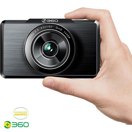 360+ G500H Wifi + GPS 2K Çift Kameralı 160° Geniş Açı Lens Gece Görüşlü Akıllı Araç İçi Kamera + 1080P Arka Kamera