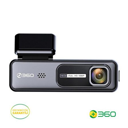 360+ HK30 WiFi 1080P 130° Geniş Açı Gece Görüşlü Akıllı Araç İçi Kamera