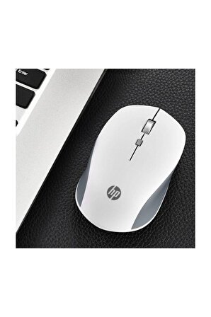 HP S1000 Plus1600 DPI Kablosuz Wireless Mouse Beyaz 