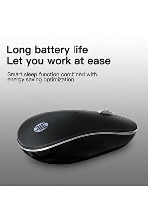 HP S1500BK 2.4ghz 1600dpi Kablosuz Sessiz Mouse Siyah
