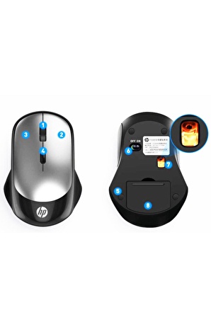 HP CS500 Kablosuz Multimedya Klavye Ve Mouse Seti