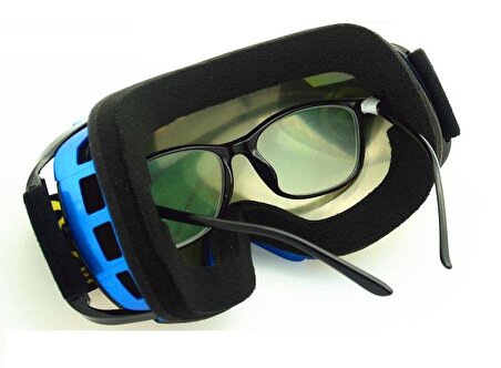 UV400 Korumalı Antisis Özellikli 3 Katmanlı Aynalı Snowboard Kayak Gözlüğü