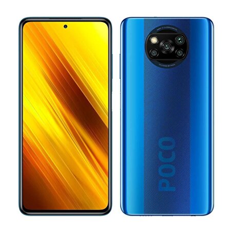 Poco X3 NFC Mavi 128 GB 6 GB Ram Akıllı Telefon  (POCO Türkiye Garantili)