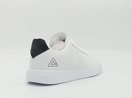 Peak E14247B Unisex Beyaz Desenli Kaymaz Taban Ortopedik Garantili Rahat Hafif Günlük Deri Yürüyüş Koşu Sneaker Spor Ayakkabı
