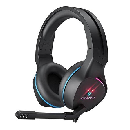 Soundpeats G1 Mikrofonlu Stereo RGB Gürültü Önleyicili Oyuncu Kulak Üstü Kablolu Kulaklık