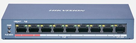 HIKVISION DS-3E0109P-E/M 8 PORT 10/100 POE SWITCH
