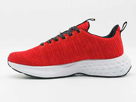 Peak Taichi Eggıı EW0217H Unisex Kırmızı Beyaz Kaymaz Taban Ortopedik Nefes Alabilen Garantili Rahat Hafif Günlük Sneaker Yürüyüş Koşu Spor Ayakkabısı