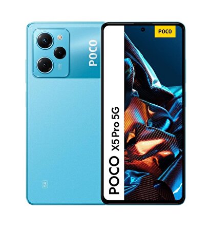 POCO X5 Pro 5G Mavi 8 GB RAM 256 GB ROM Akıllı Telefon (POCO Türkiye Garantili)