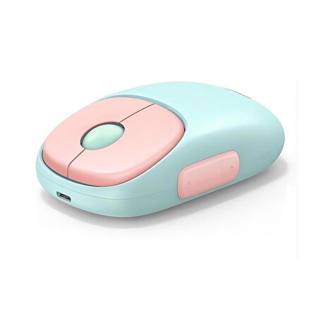Ugreen FUN+ 4000 DPI 2.4GHz Kablosuz ve Bluetooth Şarj Edilebilir Mouse Rainbow