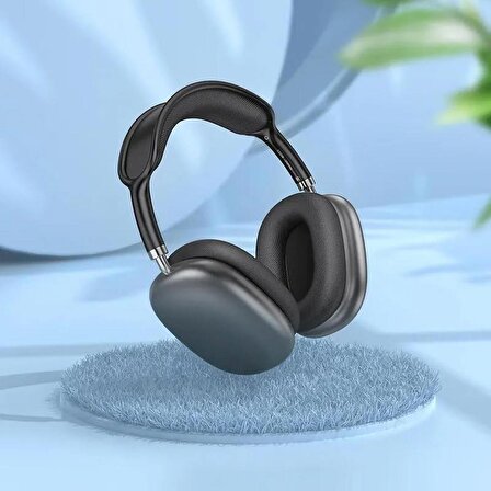 Borofone Kablosuz 5.3 Bluetooth Kulaküstü Kulaklık Micro Sd Kart Desteği 400 mAh Batarya BO22 Siyah