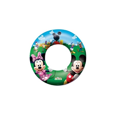 Mickey Minnie Figürlü Şişme Simit 56cm