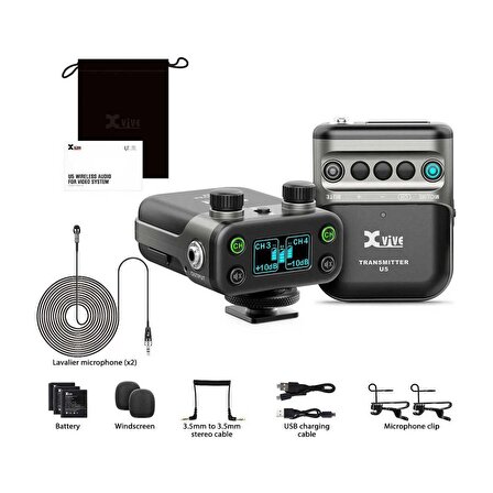Xvive U5 DSLR Kamera İçin Telsiz Mikrofon