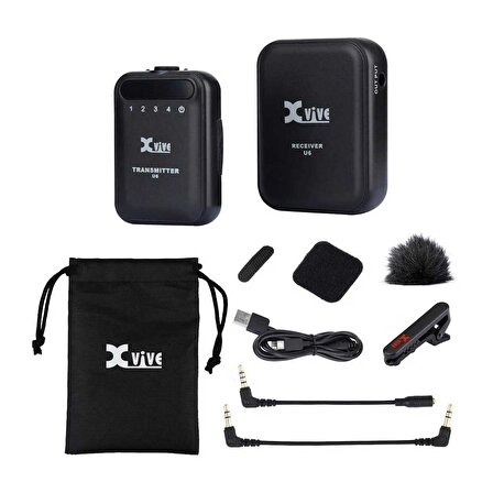 Xvive U6 DSLR Kamera İçin Kompakt Mikrofon Telsizi