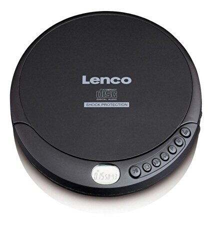 Lenco Taşınabilir CD Çalar MP3 Çalar Discman Anti Şok Özellikli Siyah CD-200