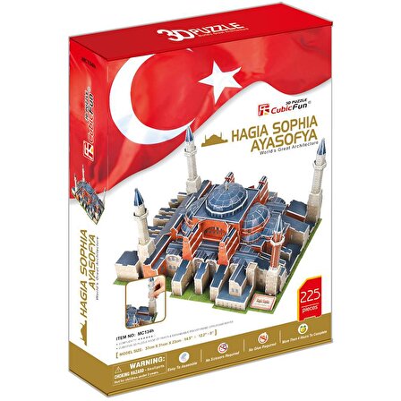 Cubic Fun 3D 225 Parça Puzzle Tarihi Ayasofya Camii