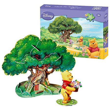 3D Puzzle Winnie The Pooh'un Ağaç Evi