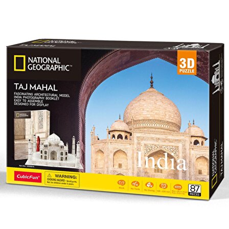 3D Puzzle National Geographic Serisi Taj Mahal