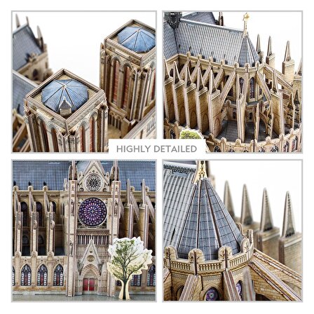 3D Puzzle Notre-Dame National Geographic 128 Parça