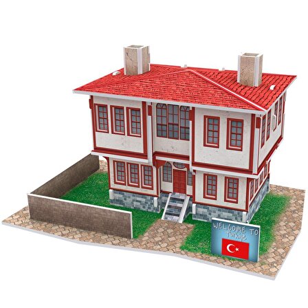 3D Karton Maket Türk Halk Evi 1(26 Parça)