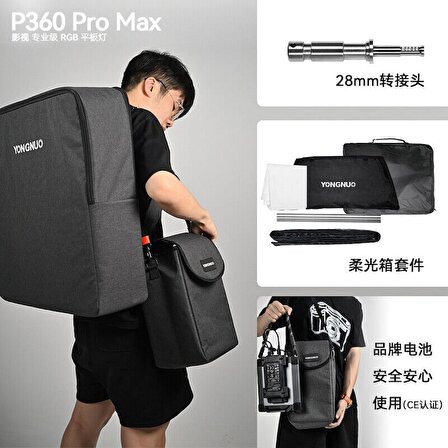 Yongnuo P360 Pro Max 2000-10000K DMX Kontrollü 360W Led Işık