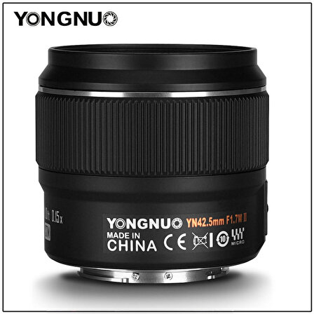 Yongnuo YN42.5mm f/1.7 M II Lens Micro Four Thirds