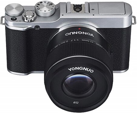 Yongnuo 42.5mm F1.7 Otofokus Lens Panasonic GF8,GF9,GX85 Olympus
