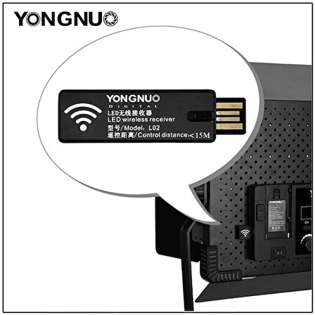 Yongnuo YN6000 Bi-Color Led Işık Dahili Softbox (3200-5500K)
