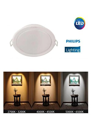 Philips Essential 3,5W Led Panel Beyaz 6500K Delik Capı : 8 cm
