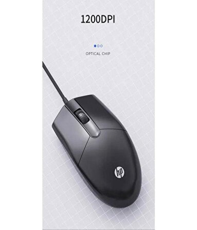 HP M260 1200 Dpi Kablolu Mouse