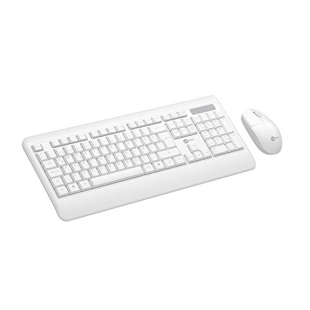 Lenovo Lecoo KW203 Kablosuz Türkçe Q Klavye & Mouse Set Beyaz