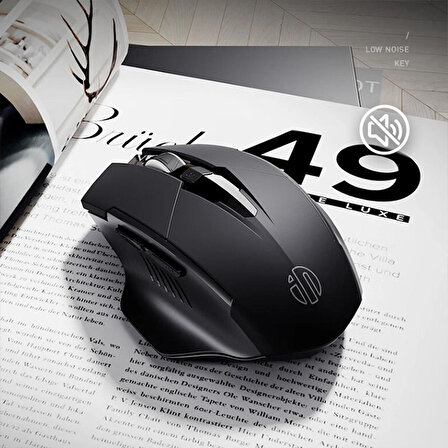 İNPHİC F1 Kablosuz Fare, Şarj Edilebilir Sessiz Kullanım 2.4G 500 mAh USB Mouse