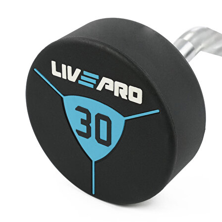 Livepro LP8011 30 Kg Poliüretan Z Barbell