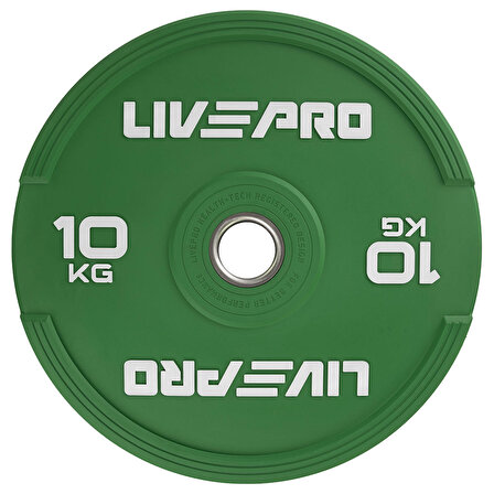 Livepro LP8332-10 10 Kg Renkli Kauçuk Bumper Plaka