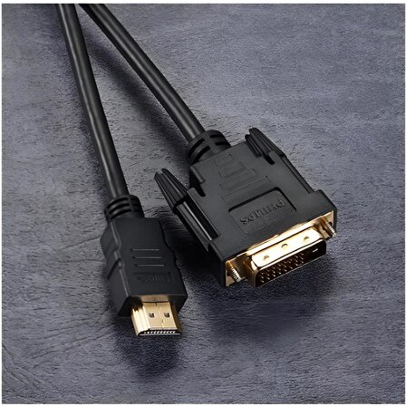 Philips SWV7436 HDMI - DVI 1080P Çift Yönlü Görüntü Aktarma Kablosu 2 Metre