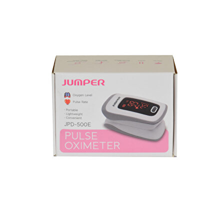 Jumper Dijital Pulse Oksimetre Parmaktan Nabız Ölçer Taşınabilir Oximeter JPD-500E