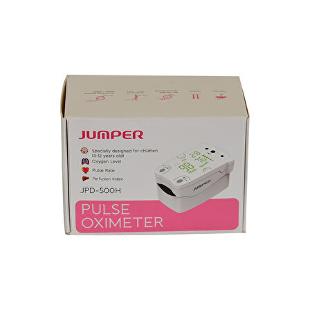 Jumper Dijital Pulse Oksimetre Parmaktan Nabız Ölçer Taşınabilir Oximeter JPD-500H