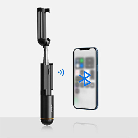 Baseus Mini Bluetooth Teleskobik Katlanabilir Selfie Stick Kablosuz Monopod