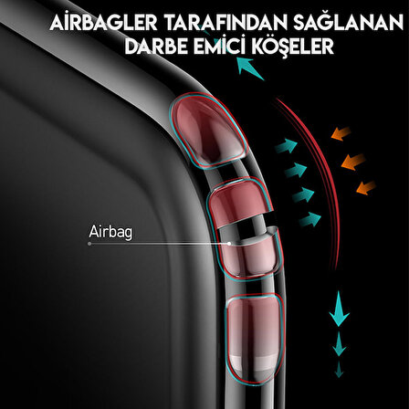 Baseus Safety Airbags İPhone 11 Pro Max 2019 Şeffaf Darbe Emici Slikon Kılıf