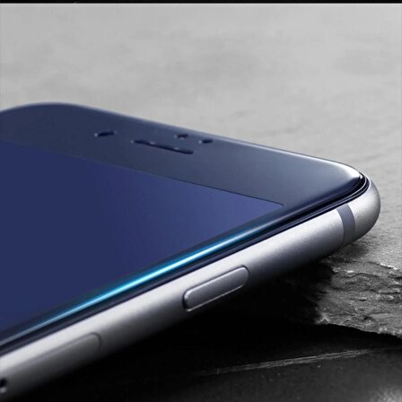 Baseus İPhone 7 Plus, 8 Plus 3D Anti Blue Light Full Cam Ekran Koruyucu