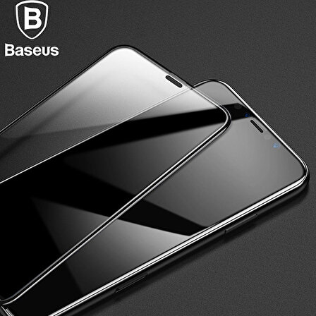 Baseus İPhone 11 Pro-X,XS 3D Full Kaplama Kırılmaz Cam Koruyucu Tempered Glass Screen Protector