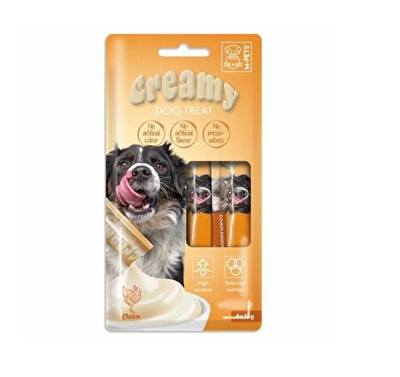 M-Pets Köpek Ödülü Creamy Tavuklu 4 x 15 Gr