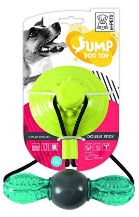 M-Pets Jump Double Stick Ödül Hazneli Vantuzlu Köpek Oyuncağı