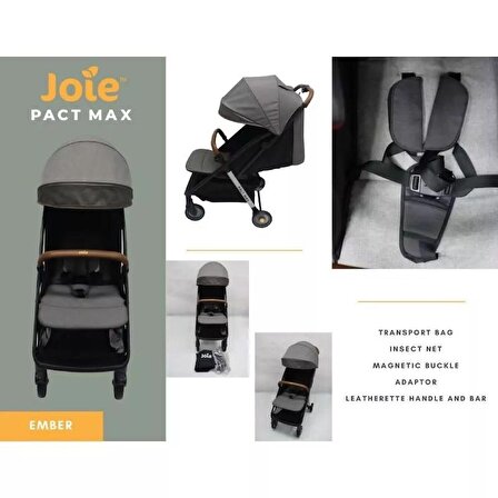 Joie Pact Max Sisli Gri Bebek Arabası