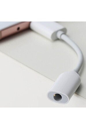 Xiaomi Type-C - Audio Kulaklık Jak Dönüştürücü Beyaz