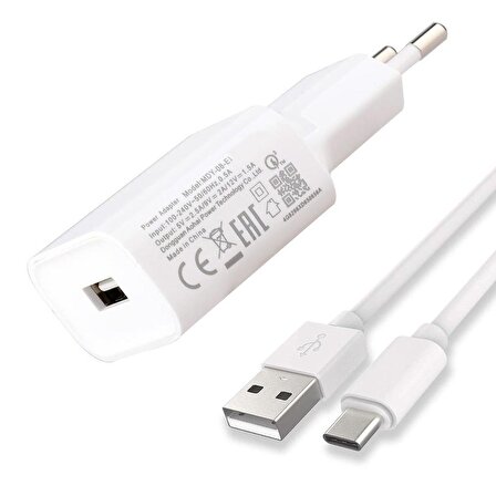 Technow FitPlus Quick Charge 6 2.5A Şarj Aleti ve USB-Type-C Kablo Set