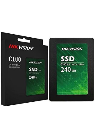 Hikvision C100 2.5 İnç 240 GB Sata 3.0 450 MB/s 550 MB/s SSD 