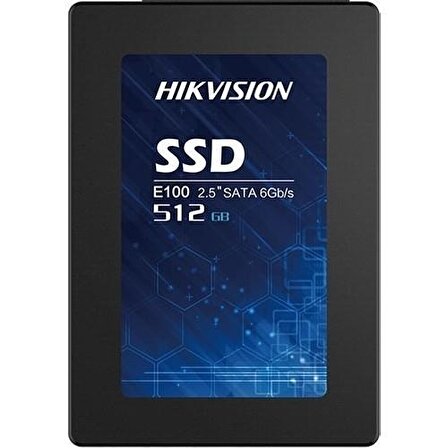 Hikvision E100 2.5 İnç 512 GB Sata 3.0 480 MB/s 550 MB/s SSD 