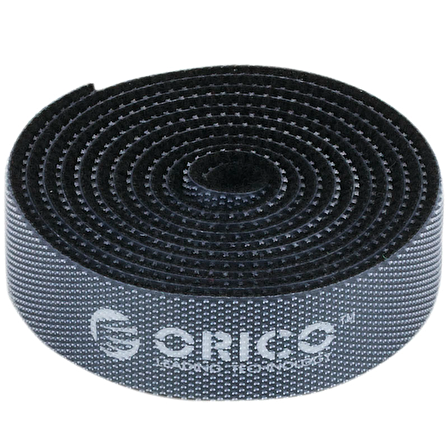 Orico Kablo Düzenleyici Cırt Band Siyah, 1 Metre, CBT-1S