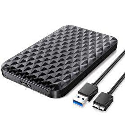Orico USB3.0 2.5 inç Hdd Ssd Harici Slim Harddisk Kutusu, 2520-BK, Siyah